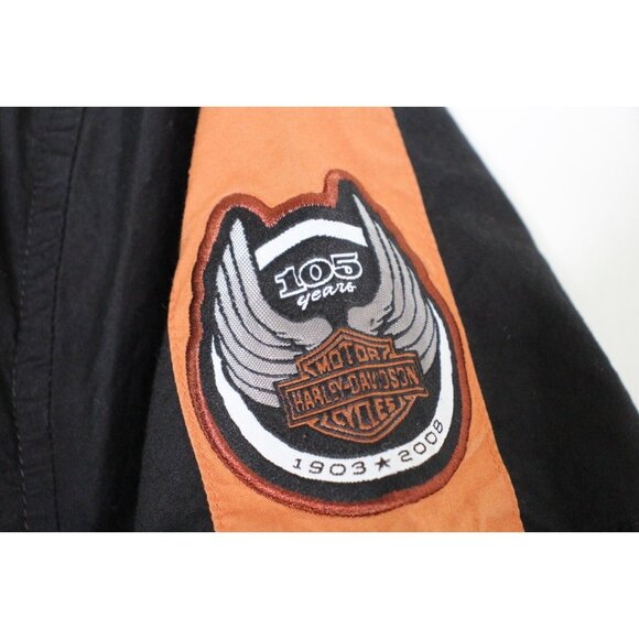 Harley Davidson Womens 1 105th Anniversary Embroidered Button Up Shirt A1582 - Picture 5 of 7